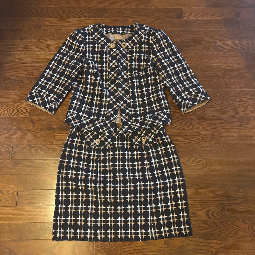 Trina Turk Chic Tweed Two-Piece Suit